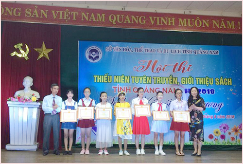 Hội thi Thiếu niên tuyên truyền, giới thiệu sách tỉnh Quảng Nam - Hè 2018 với chủ đề “Sách - Kết nối yêu thương”