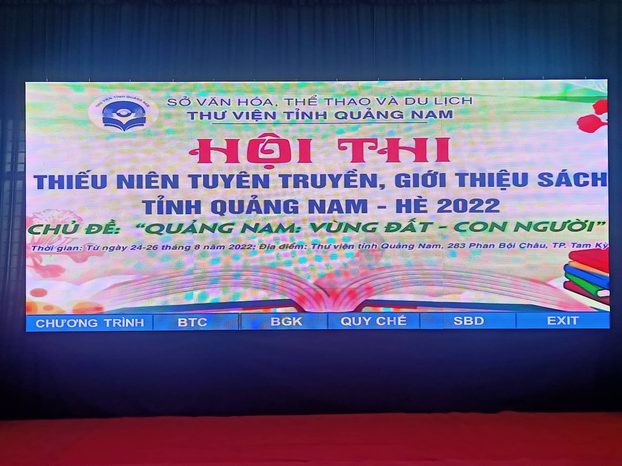 Hội thi Thiếu niên tuyên truyền, giới thiệu sách tỉnh Quảng Nam-Hè năm 2022 với chủ đề “ Quảng Nam vùng đất - Con người”.